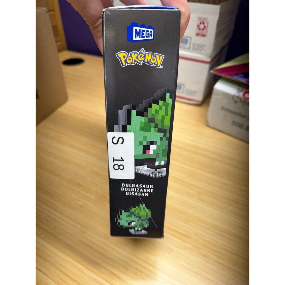 Mega Pokemon Bulbasaur Pixel Art Building Set HTH75 374 Pieces Sealed